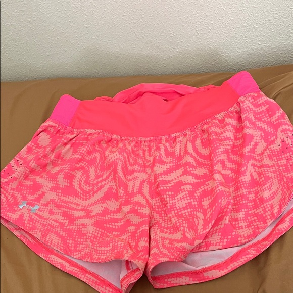 Under Armour Pants - Under Armour Women's Vibrant Pink Patterned Shorts